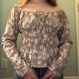 Paper Heart ruched bust top